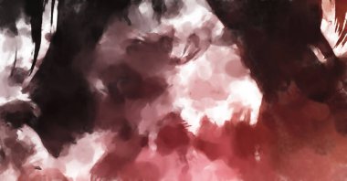 El yapımı sürreal soyut desenli suluboya. Modern sanatsal resim. 2D çizim. Arkaplan boyası karışımı. Yaratıcı duvar sanatı. Çağdaş sanat