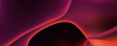 Soyut arkaplan. Değişken renk değişim dalgaları, dinamik hareketlerle. Işık dalgalarının neon renkli soyut tasarımı. Duvar kağıdı, afiş, arkaplan, kart, kitap illüstrasyonu, web sitesi.