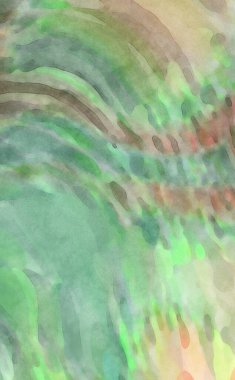 Pastel renklerde suluboya resim. Poster, duvar sanatı, afiş, kart, kitap kapağı ya da ambalaj için rahatlatıcı kompozisyonun yumuşak renkli çizimi. Modern fırça darbeleri resim.