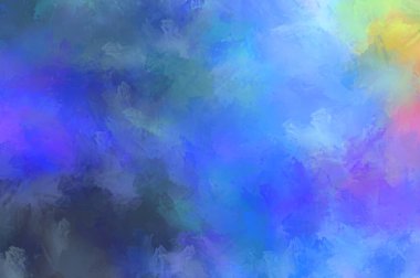 Renkli fırça darbelerinin soyut arkaplanı. fırçalanmış canlı duvar kağıdı. resmedilmiş sanat eseri. Eşsiz ve yaratıcı illüstrasyon.