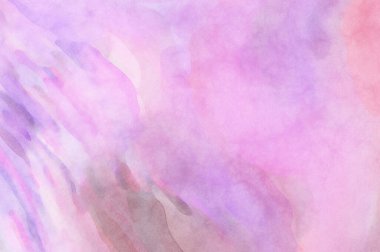 Yumuşak suluboya duvar kağıdı. Hafifçe fırçalanmış renkleri olan sanatsal bir resim. Pastel renkler arkaplana dokunmuş. Soyut duvar sanatı..