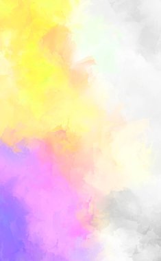 Duvar sanatı Eşsiz ve yaratıcı illüstrasyon. Fırça darbesi ile boyanmış. Renkli fırça darbelerinin soyut arkaplanı. Fırçalanmış canlı duvar kâğıdı. Boyalı sanatsal yaratım.