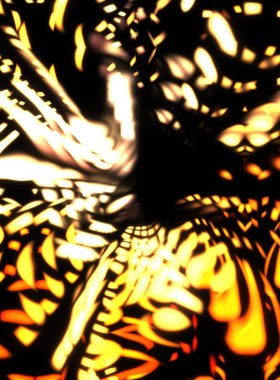 Işık parçacık izleri. Parlayan parçacıkları ve çizgileri olan ışık patlaması yıldızı. Güzel hareketli soyut ışın arkaplanı.