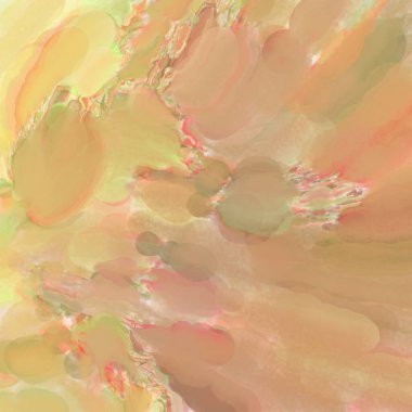 Çağdaş sanat. El işçiliğinin renkli dokusu. Modern resim. Yüzeyde suluboya vuruşlar. Sanatsal arkaplan resmi. Tablo üzerinde soyut resim. Fırça darbeleri. 