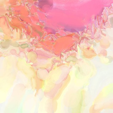 Çağdaş sanat. El işçiliğinin renkli dokusu. Modern resim. Yüzeyde suluboya vuruşlar. Sanatsal arkaplan resmi. Tablo üzerinde soyut resim. Fırça darbeleri. 