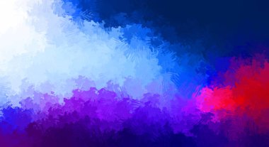 Modern sanat. Taranmış Boyalı Soyut Arkaplan. Fırça darbesi ile boyanmış. Boya darbeleri. 2B Görüntü.