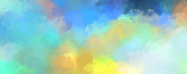 Sanatsal soyut arkaplan. Doku boyalı duvar kağıdı. Boya darbeleriyle yaratıcı bir illüstrasyon. Fırça desenli resim.