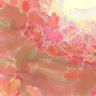 Çağdaş sanat. El işçiliğinin renkli dokusu. Modern resim. Yüzeyde suluboya vuruşlar. Sanatsal arkaplan resmi. Tablo üzerinde soyut resim. Fırça darbeleri. 