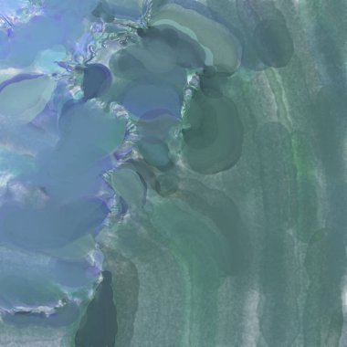 El yapımı sürreal soyut desenli suluboya. Modern sanatsal resim. 2D çizim. Arkaplan boyası karışımı. Yaratıcı duvar sanatı. Çağdaş sanat.