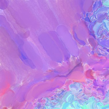 El yapımı sürreal soyut desenli suluboya. Modern sanatsal resim. 2D çizim. Arkaplan boyası karışımı. Yaratıcı duvar sanatı. Çağdaş sanat.