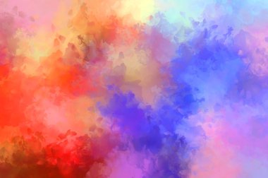 Modern sanat. Taranmış Boyalı Soyut Arkaplan. Fırça darbesi ile boyanmış. Boya darbeleri. 2B Görüntü.