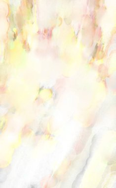 Modern fırça darbeleri. Pastel renklerde suluboya resim. Poster, duvar sanatı, afiş, kart, kitap kapağı veya ambalaj için sakinleştirici kompozisyonun yumuşak renkli çizimi. 