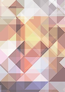 Üçgen arka planda üst üste dizayn ediliyor. Soyut geometrik duvar kağıdı. Geometrik renkli üçgen şekiller.