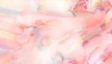 2D çizim. Sanatsal arkaplan resmi. Tablo üzerinde soyut resim. Çağdaş sanat. El yapımı resim. Renkli doku. Modern sanat eserleri. Yüzeyde suluboya fırça darbeleriyle boyama.