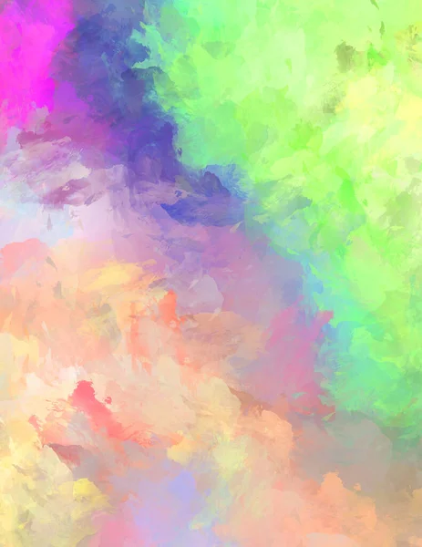 Renkli fırça darbelerinin soyut arkaplanı. fırçalanmış canlı duvar kağıdı. resmedilmiş sanat eseri. Eşsiz ve yaratıcı illüstrasyon.