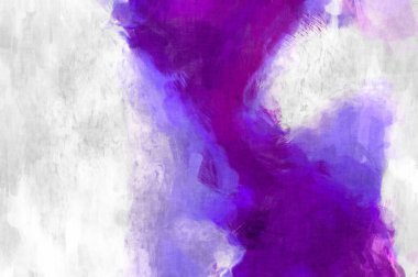 Soyut arkaplanda pürüzlü fırça darbeleri. Fırça boyası. Renkli boya darbeleri. Eşsiz duvar sanatı. Tuvaldeki modern sanat. Renkli çağdaş sanat eserleri. 