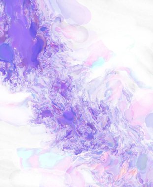 Taranmış Boyalı Soyut Arkaplan. Fırça darbesi ile boyanmış. Boya darbeleri. 2B Görüntü.