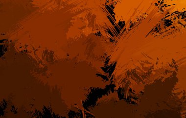 Sanatsal soyut arkaplan. Doku boyalı duvar kağıdı. Boya darbeleriyle yaratıcı bir illüstrasyon. Fırça desenli resim.