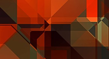 Üçgen arka planda üst üste dizayn ediliyor. Soyut geometrik duvar kağıdı. Geometrik renkli üçgen şekiller.