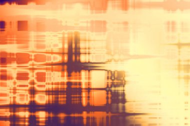 Soyut arkaplan. Yaşlanmış grunge dokusunda geometrik elementler. Farklı renk desenli grafiksel illüstrasyon.