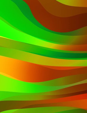 Soyut arkaplan. Renkli dalgalı tasarım duvar kağıdı. yaratıcı grafik 2D çizim. Dinamik şekilli modaya uygun sıvı örtüsü.