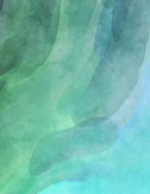 Yumuşak suluboya duvar kağıdı. Hafifçe fırçalanmış renkleri olan sanatsal bir resim. Pastel renkler arkaplana dokunmuş. Soyut duvar sanatı..