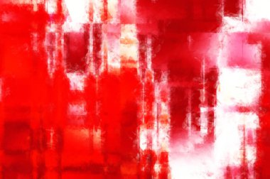 Modern sanat. Renkli çağdaş sanat eserleri. Renkli boya darbeleri. Soyut arkaplanda fırça darbeleri. Fırça boyası. Eşsiz duvar sanatı.