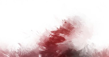 Canlı fırça darbeleriyle boyanmış. Renkli desenli resim. Fırçalanmış duvar kağıdını boya.