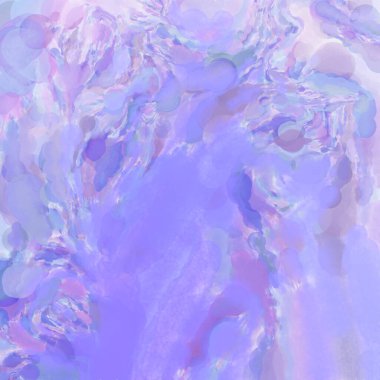 Pastel renklerde suluboya resim. Poster, duvar sanatı, afiş, kart, kitap kapağı ya da ambalaj için rahatlatıcı kompozisyonun yumuşak renkli çizimi. Modern fırça darbeleri resim.