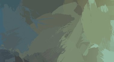 Fırça darbesi ile boyanmış. Sanatsal canlılık ve renkli duvar kâğıdı. Kaotik resim. Taranmış Boyalı Soyut Arkaplan. 