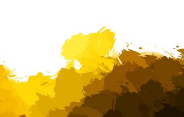 Taranmış Boyalı Soyut Arkaplan. Vahşi kaotik fırça darbeleri. Boya darbeleri. 2D İllüstrasyon. Fırça darbeli resim. 