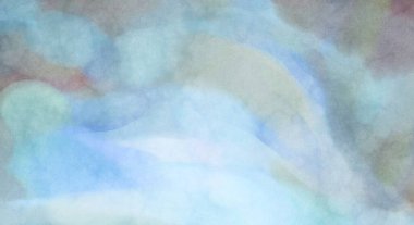 Yumuşak suluboya duvar kağıdı. Hafifçe fırçalanmış renkleri olan sanatsal bir resim. Pastel renkler arkaplana dokunmuş. Soyut duvar sanatı..