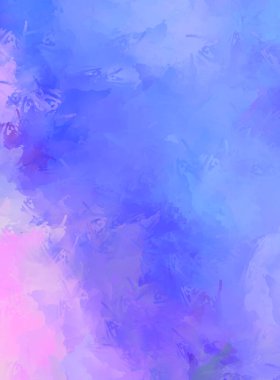 Renkli fırça darbelerinin 2D çizimi. Dekoratif desenli resim. canlı boya desenli arkaplan.