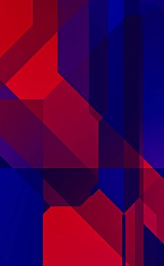 Dairesel şekillerin katmanları renkli ve canlı bir tasarım yaratıyor. Dairelerin sayısal çizimi. Gelecekçi tasarım şablonu.