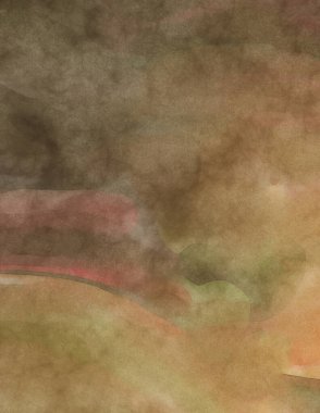 Yumuşak suluboya duvar kağıdı. Hafifçe fırçalanmış renkleri olan sanatsal bir resim. Pastel renkler arkaplana dokunmuş. Soyut duvar sanatı..