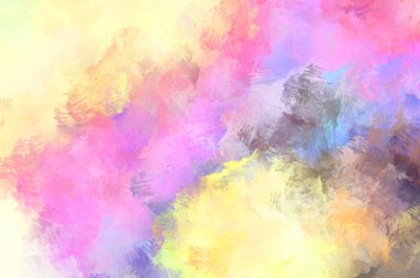 Sanatsal soyut arkaplan. Doku boyalı duvar kağıdı. Boya darbeleriyle yaratıcı bir illüstrasyon. Fırça desenli resim.