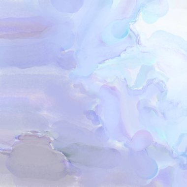 El yapımı sürreal soyut desenli suluboya. Modern sanatsal resim. 2D çizim. Arkaplan boyası karışımı. Yaratıcı duvar sanatı. Çağdaş sanat.