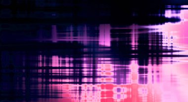 Soyut arkaplan. Yaşlanmış grunge dokusunda geometrik elementler. Farklı renk desenli grafiksel illüstrasyon.