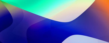 Soyut arkaplan. Renkli dalgalı tasarım duvar kağıdı. yaratıcı grafik 2D çizim. Dinamik şekilli modaya uygun sıvı örtüsü.