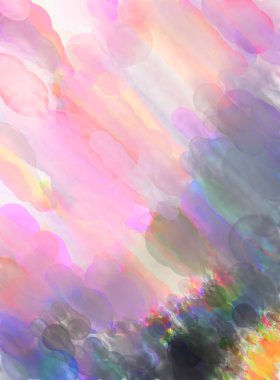 Çağdaş sanat. El yapımı resim. Modern sanat eserleri. Yüzeyde suluboya fırça darbeleriyle resim yapmak. 2D çizim. Sanatsal arkaplan resmi. Tablo üzerinde soyut resim. Renkli doku.