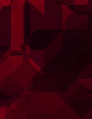 Renkli ve canlı geometrik şekiller katmanları var. Bir teknoloji planının dijital illüstrasyonu. Gelecekçi tasarım şablonu.