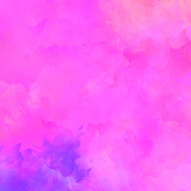 Canlı fırça darbeleriyle boyanmış. Renkli desenli resim. Fırçalanmış duvar kağıdını boya.