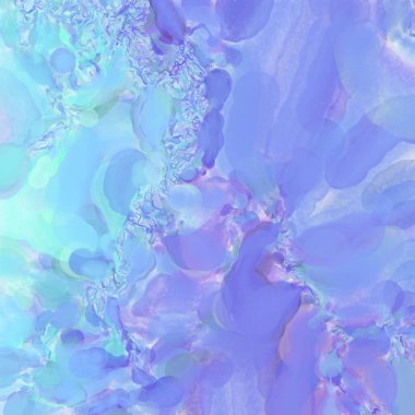 El yapımı sürreal soyut desenli suluboya. Modern sanatsal resim. 2D çizim. Arkaplan boyası karışımı. Yaratıcı duvar sanatı. Çağdaş sanat.