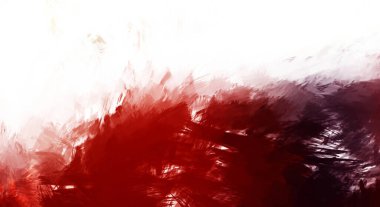 Canlı fırça darbeleriyle boyanmış. Renkli desenli resim. Fırçalanmış duvar kağıdını boya.