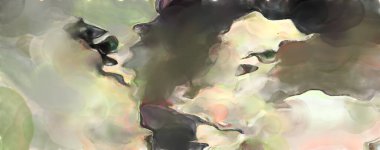 Yüzeyde suluboya vuruşlar. Sanatsal arkaplan resmi. Tablo üzerinde soyut resim. Fırça darbeleri. Çağdaş sanat. El işçiliğinin renkli dokusu. Modern resim.