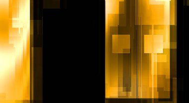 Renkli ve canlı geometrik şekiller katmanları var. Bir teknoloji planının dijital illüstrasyonu. Gelecekçi tasarım şablonu.