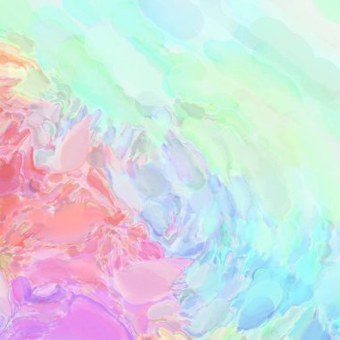 Çağdaş sanat. El işçiliğinin renkli dokusu. Modern resim. Yüzeyde suluboya vuruşlar. Sanatsal arkaplan resmi. Tablo üzerinde soyut resim. Fırça darbeleri. 