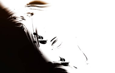 Duvar sanatı Eşsiz ve yaratıcı illüstrasyon. Fırça darbesi ile boyanmış. Renkli fırça darbelerinin soyut arkaplanı. Fırçalanmış canlı duvar kâğıdı. Boyalı sanatsal yaratım.