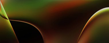 Soyut arkaplan. Değişken renk değişim dalgaları, dinamik hareketlerle. Işık dalgalarının neon renkli soyut tasarımı. Duvar kağıdı, afiş, arkaplan, kart, kitap illüstrasyonu, web sitesi.