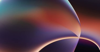 Soyut arkaplan. Değişken renk değişim dalgaları, dinamik hareketlerle. Işık dalgalarının neon renkli soyut tasarımı. Duvar kağıdı, afiş, arkaplan, kart, kitap illüstrasyonu, web sitesi.